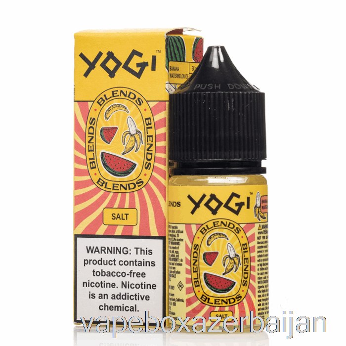 Vape Smoke Banana Watermelon Ice - Yogi Blends Salts - 30mL 50mg